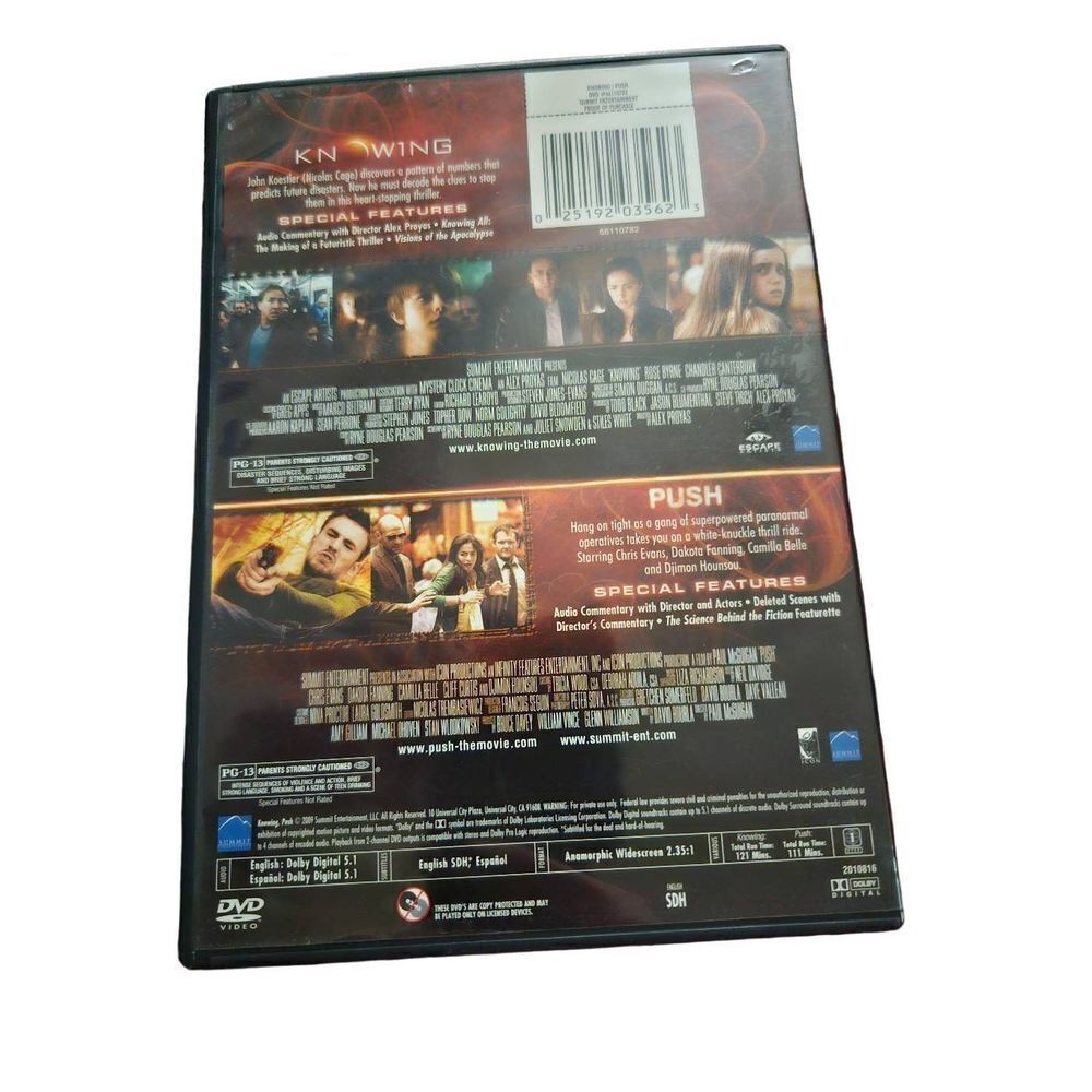 DVD knowing & push / summit - Picture 3 of 6